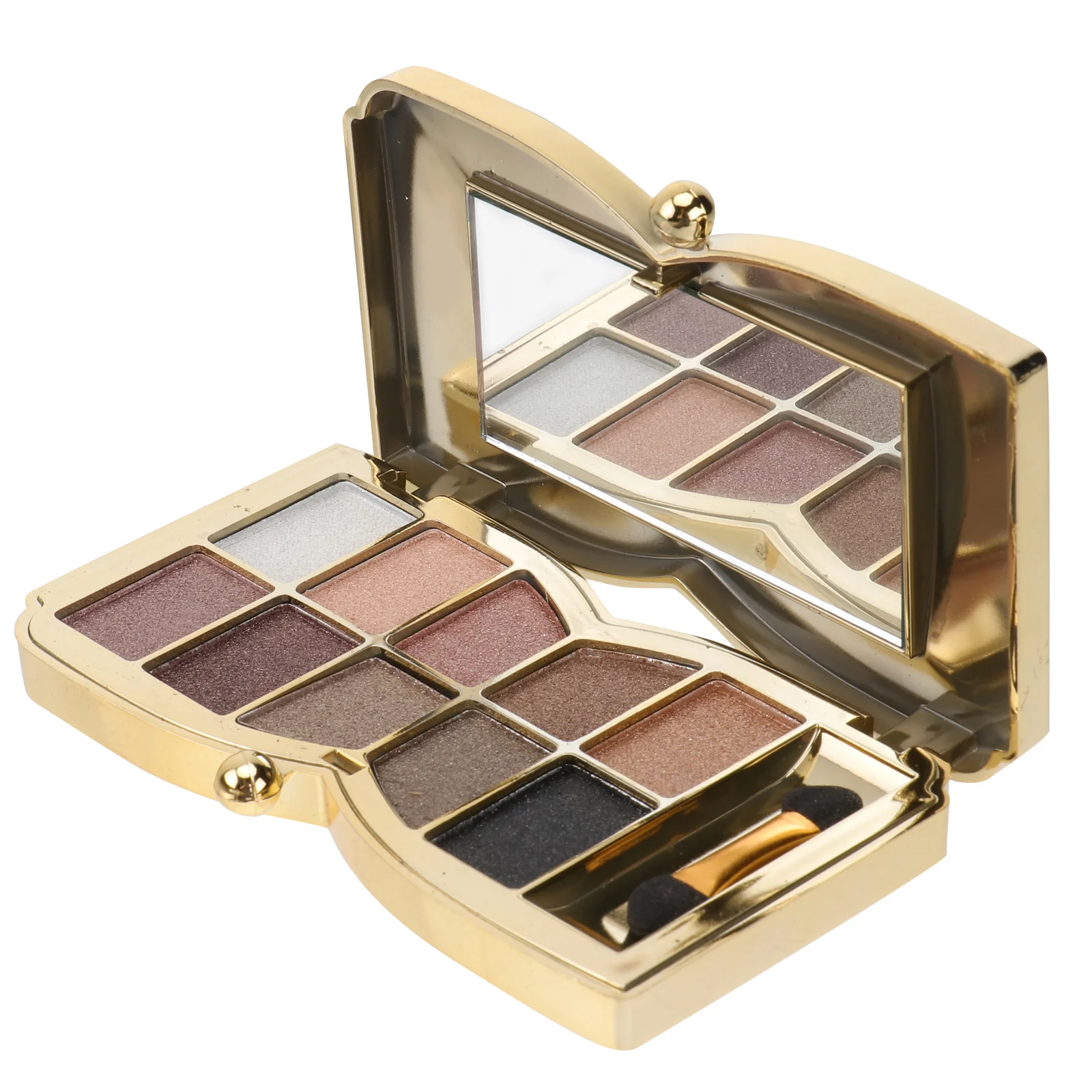 

1Pcs 10-Color Diamond Eyeshadow Pallet Intense Pigment Powder Travel-Friendly Eye Shadow Box for Women Fashion Daily Party