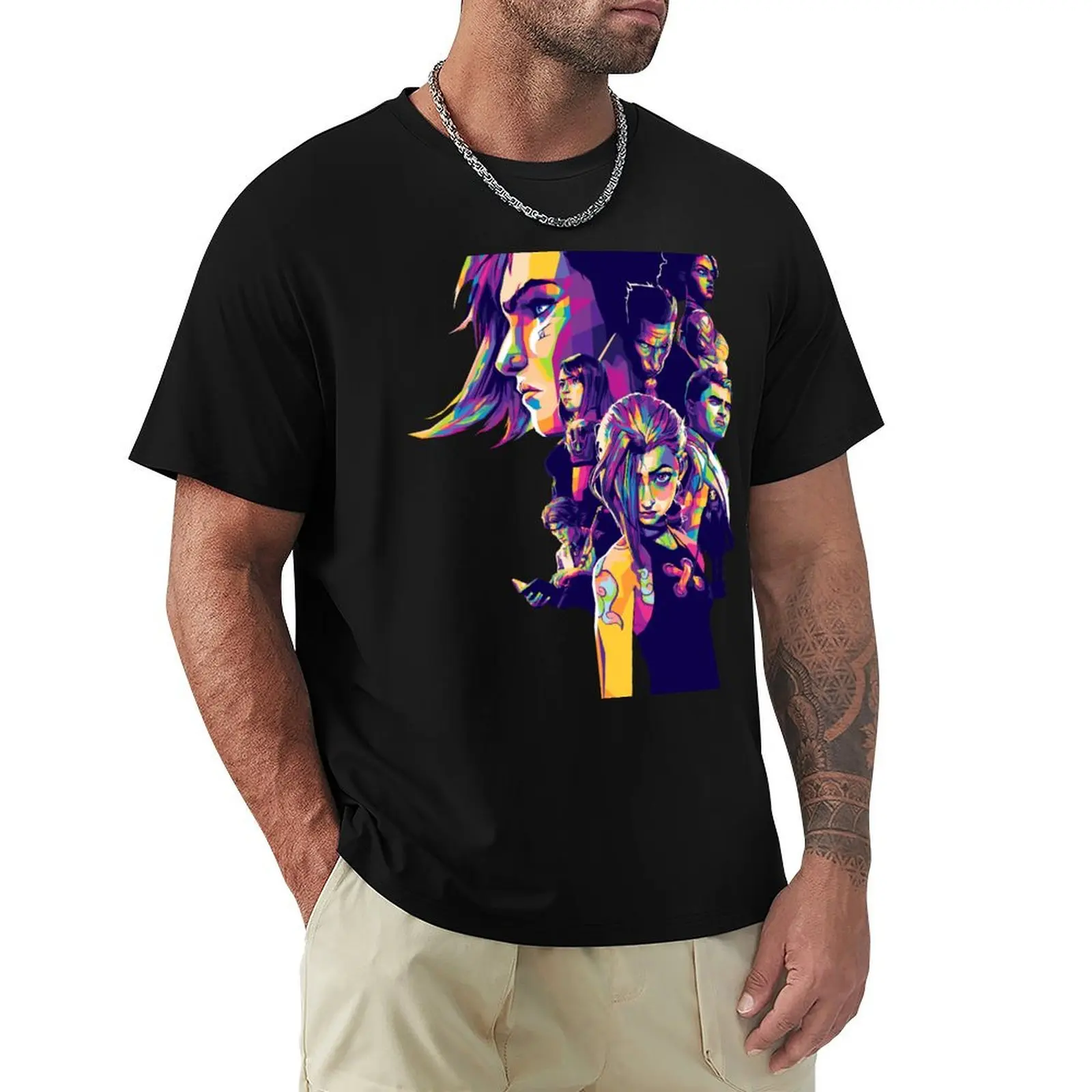 Best Tv Show Game adaptation T-Shirt Fashion Letter Print T-Shirt