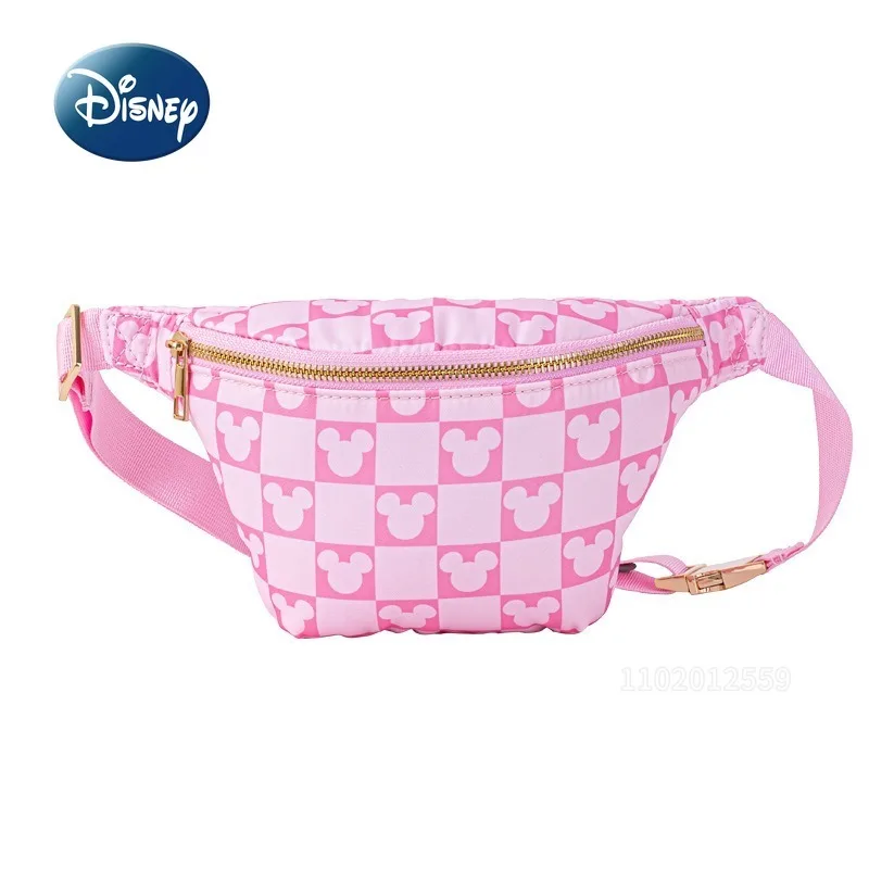 

Disney Mickey New Women's Waist Bag Cartoon Cute Women's Crossbody Bag Luxury Brand Women's Chest Bag Fashion Trend High Quality