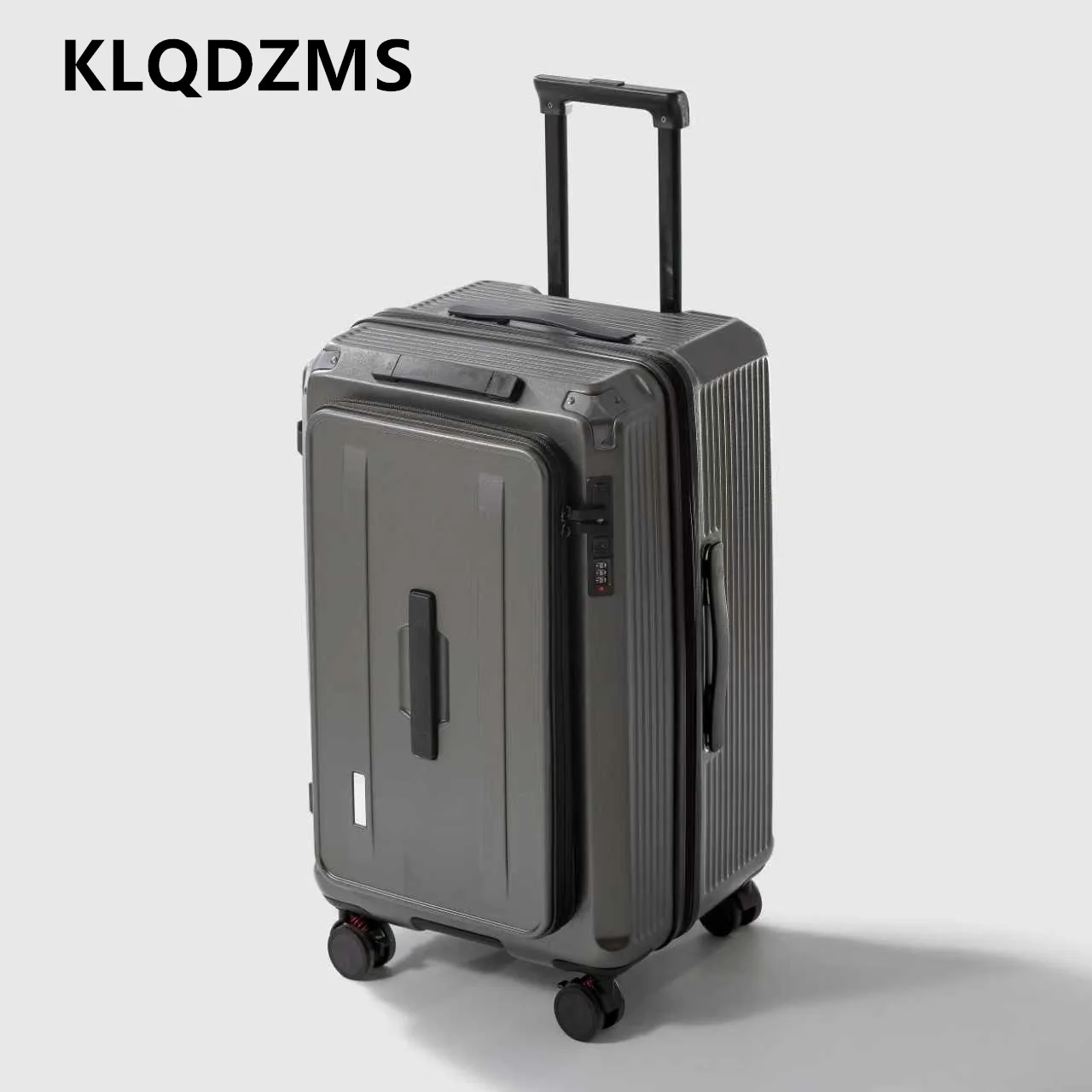 KLQDZMS حقيبة عالية الجودة ABS + PC صندوق الصعود 20 "24" 26 "28 بوصة سعة كبيرة حقيبة تروللي بعجلات مع عجلات المتداول الأمتعة #2