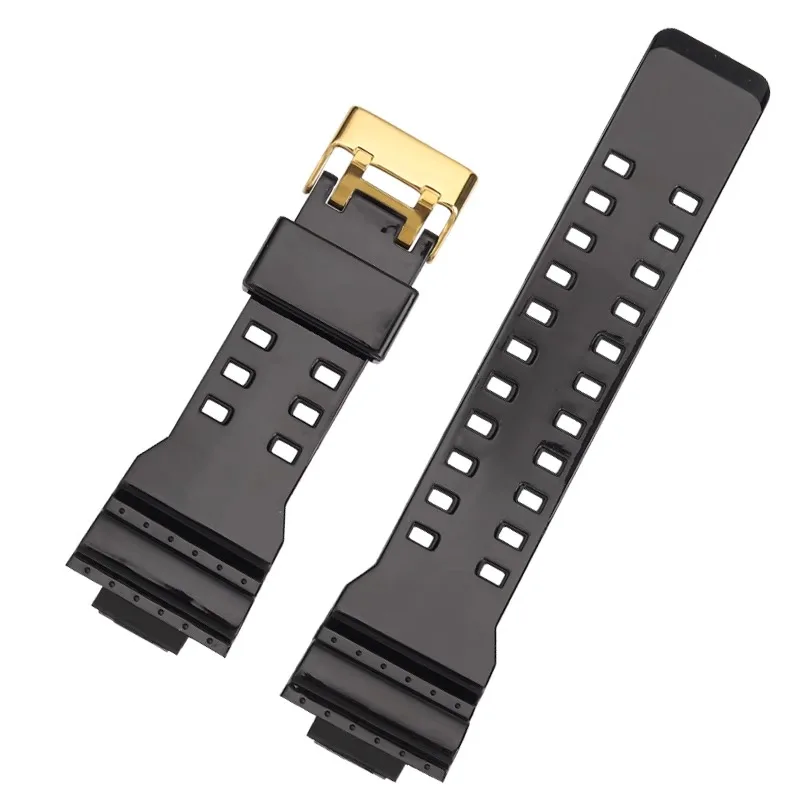 Cinturino in silicone da 16 mm per Casio G-Shock GA-110 GA-100 GA-120 ga700 400 serie Gomma tinta unita Impermeabile Catena per orologi da uomo