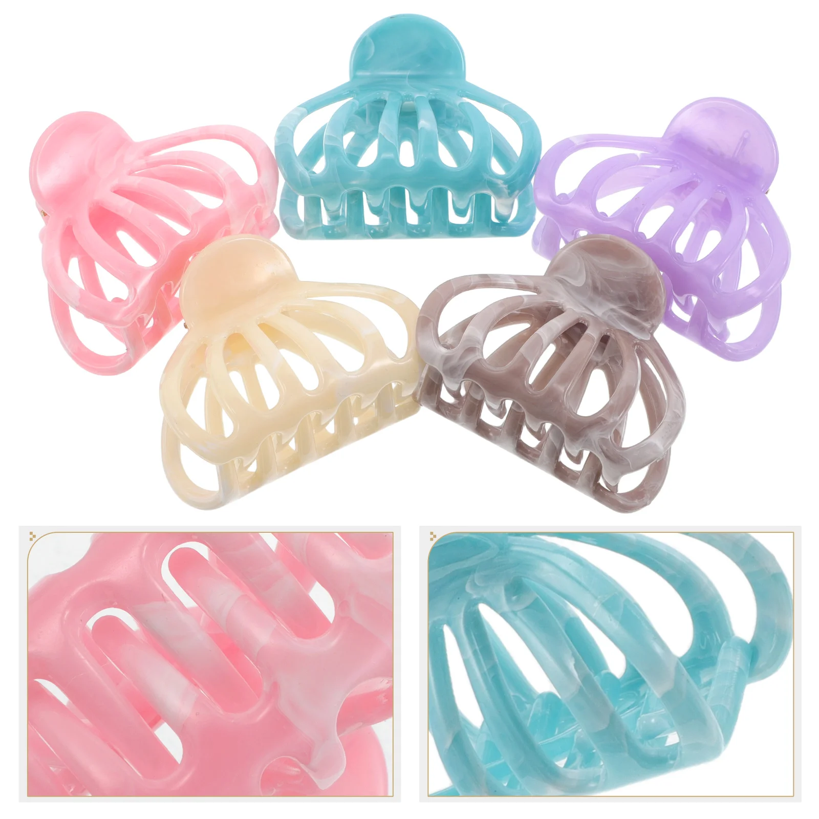 

Women's Hairpin Accessories for Kawaii Claw Clips Girls Styling Fashion Ponytail Holders