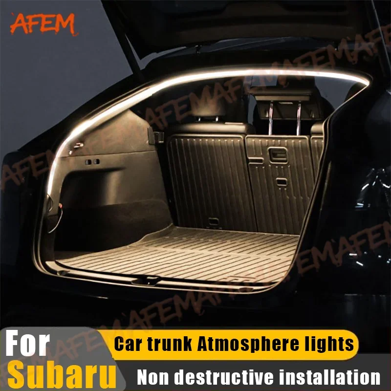 For SUBARU Forester BRZ WRX Uncharted Ascent REX XV LEVORG Car Trunk Atmosphere lights Tailbox lighting modification Suitable