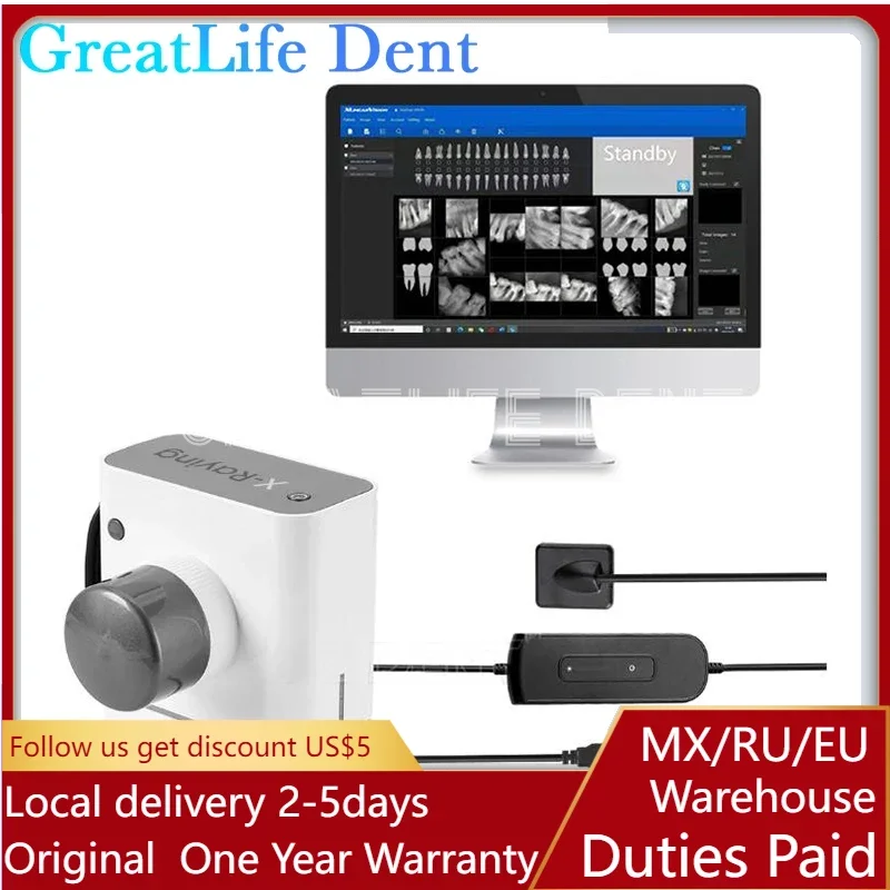 

GreatLife Dent Dentist Clinic Equipment Portable Wireless Small Light Weight Portable Dental X Ray Camera Dental X Ray Camera