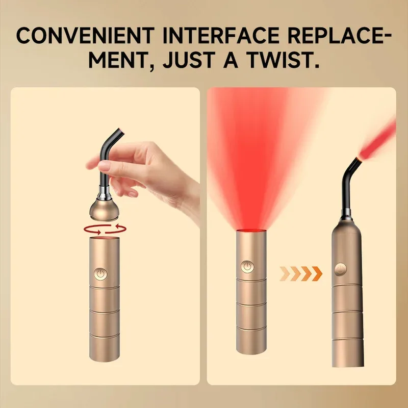 관절 및 근육 통증 완화를 위한 휴대용 적색광 치료기 근적외선 810nm 850nm 940nm 파장