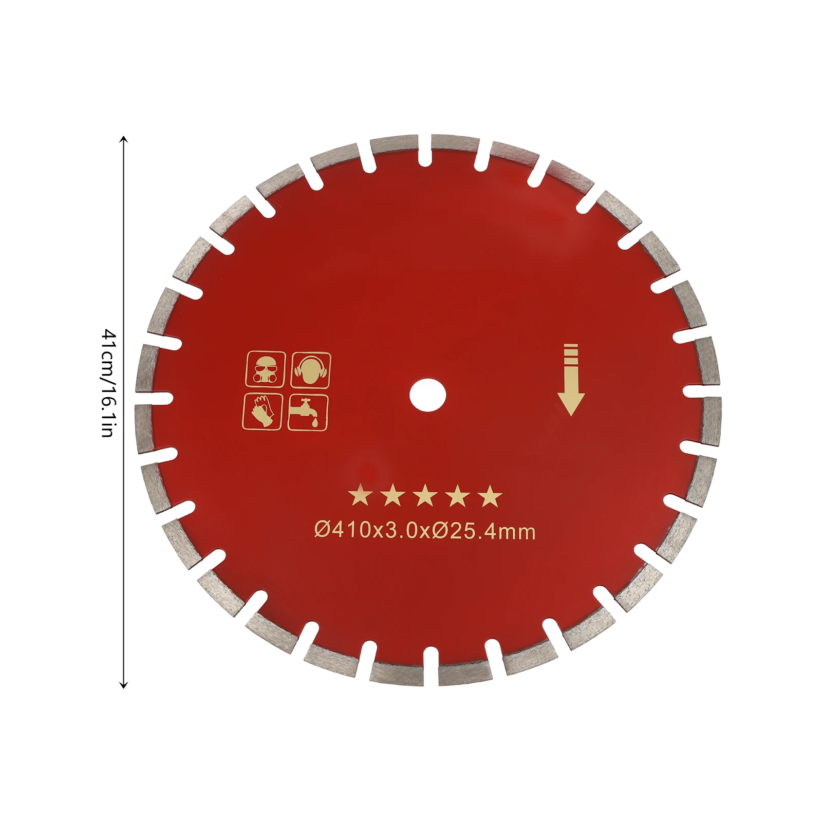 Gergaji Beton Listrik 4000W dengan Katrol Berputar & Kedalaman Potong 6,5 inci, Pemotong Basah/Kering Profesional untuk DIY dan Konstruksi