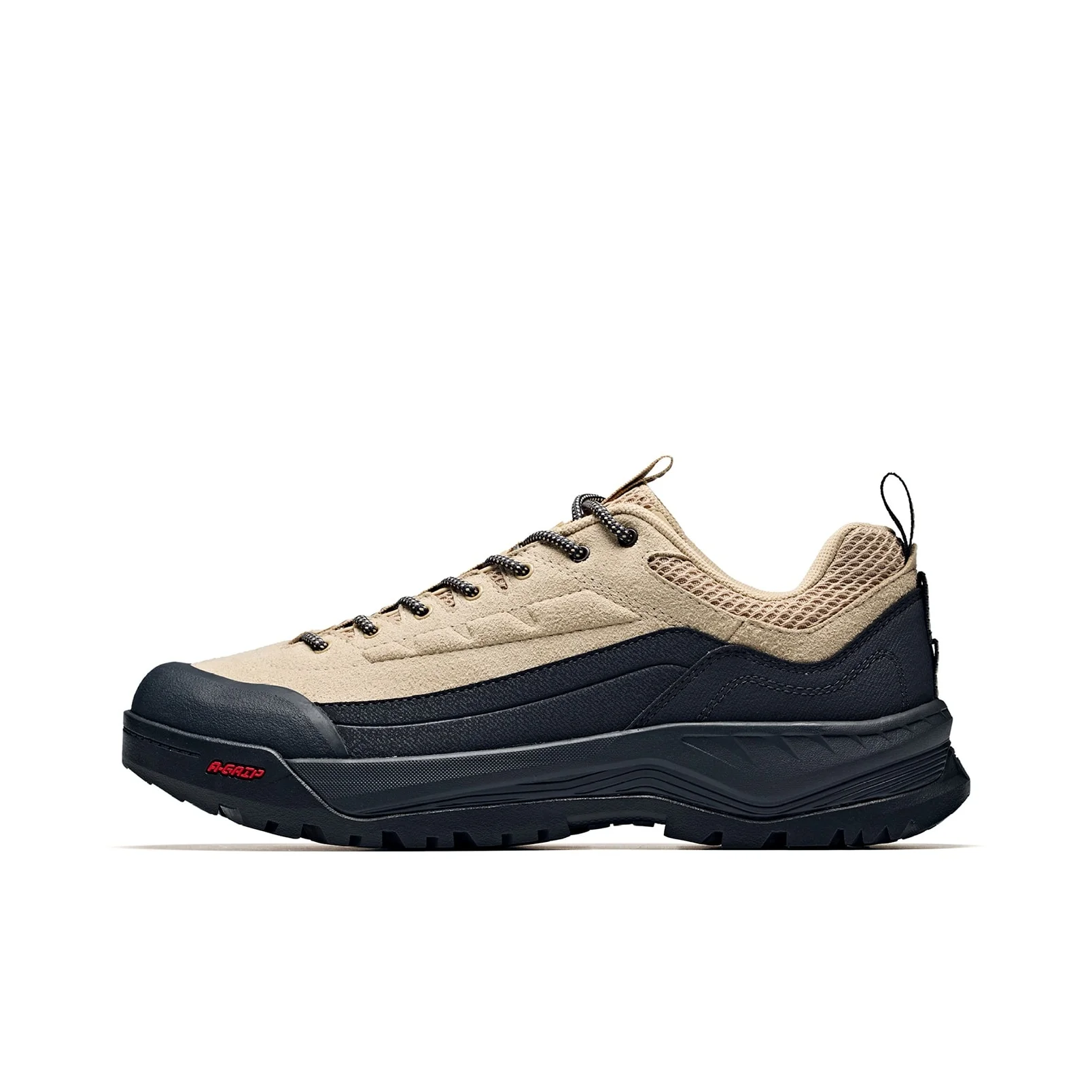ANTA Outdoor Shoes Men's Low Top Natural Wood Color/Smoky Ink Gray 4 912646675-4
