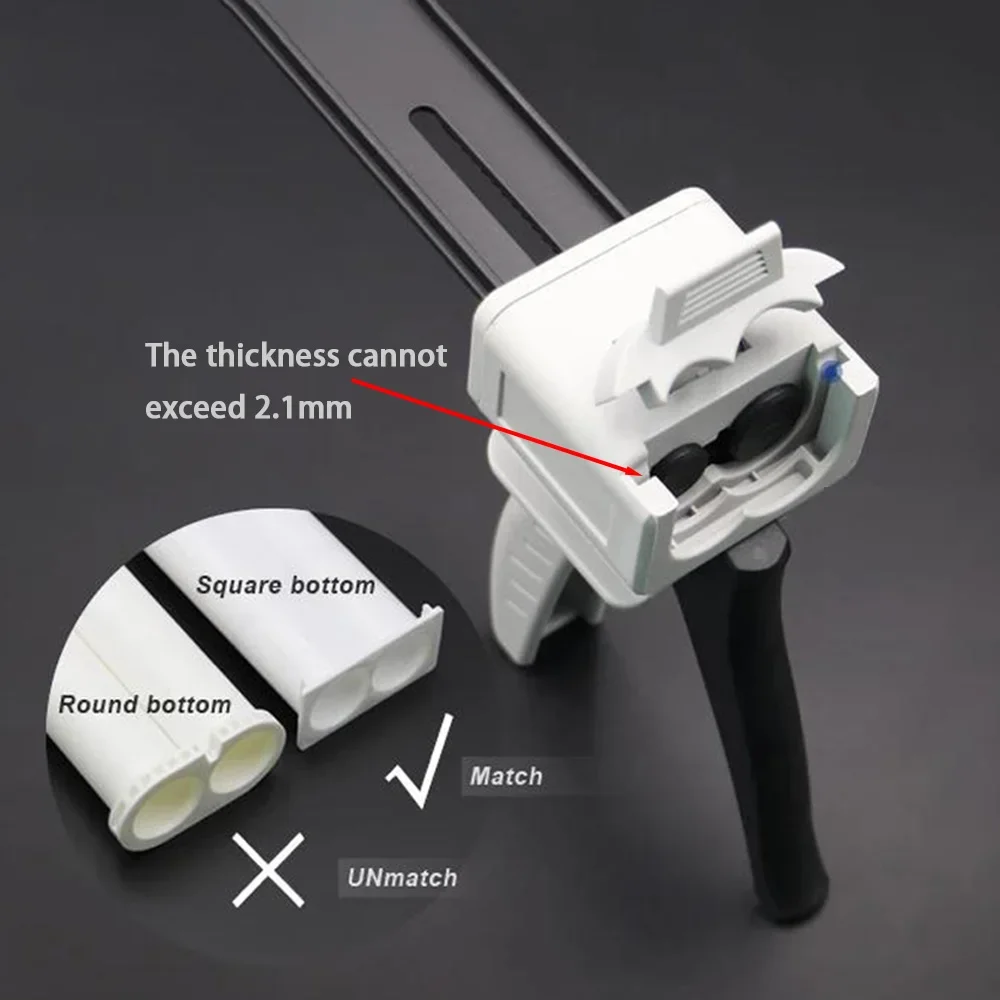 Manual 1:1 2:1 10:1 Glue Gun Dispensing Gun AB Epoxy Sealant Glue Gun Applicator Glue Adhesive Squeeze Mixed Manual Caulking Gun