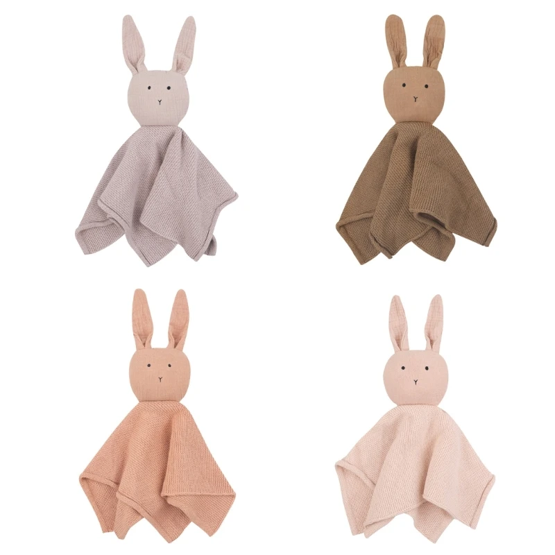 

Cotton Comforter Blanket Sleeping Doll Kid Cute Rabbit Snuggle Toy Soothe Appease Towel Blanket for Toddlers Newborns