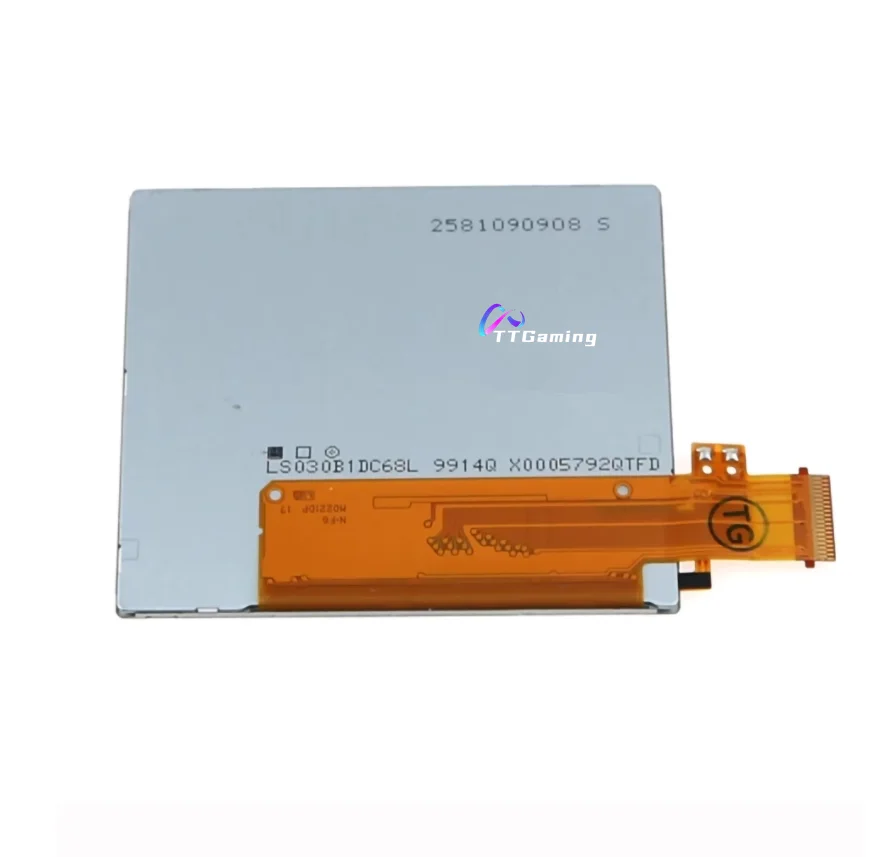 شاشة LCD علوية/سفلية بديلة لشاشة نينتندو DS Lite DSL NDSL لوحة خارجية أمامية تعمل باللمس عدسة زجاجية