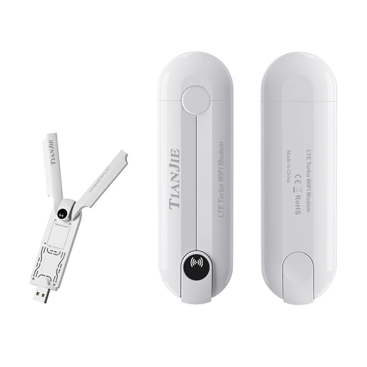 

4G USB-модем Wi-Fi-маршрутизатор с двумя антенными маршрутизаторами со слотом для SIM-карты, высокоскоростной интернет-ключ Wi-Fi 150 Мбит/с, американская версия