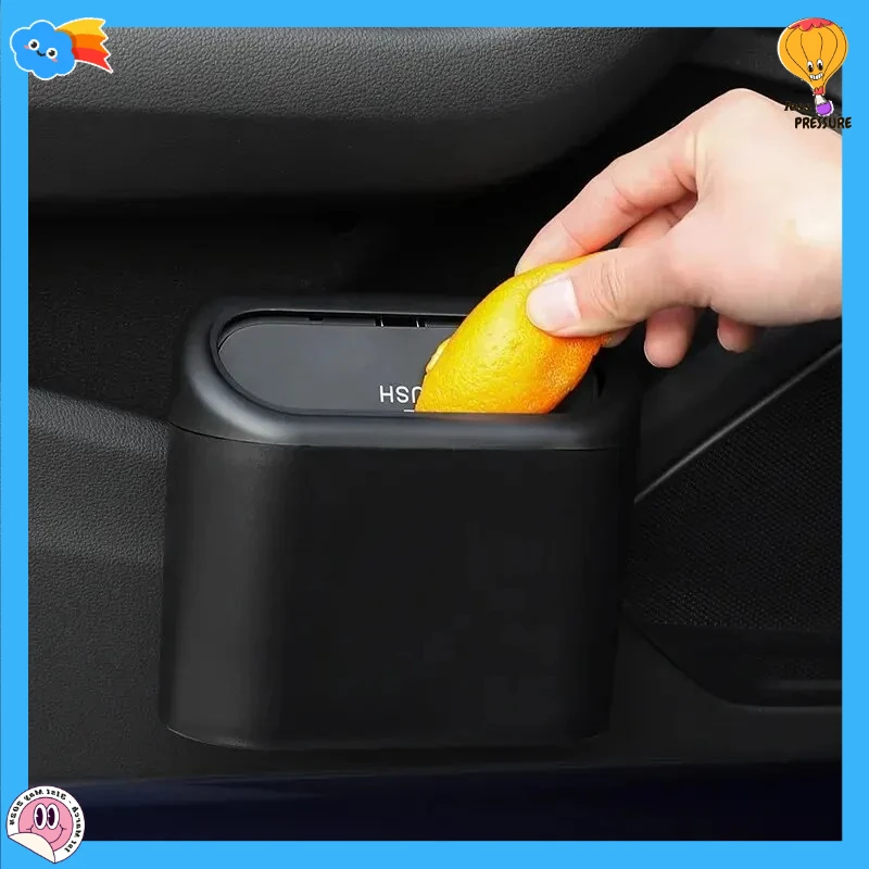 

Портативный подвесной мини-автомобильный мусорный бак, мусорная корзина с крышкой, для автомобиля, офиса, дома, аксессуары для автоматического контейнера