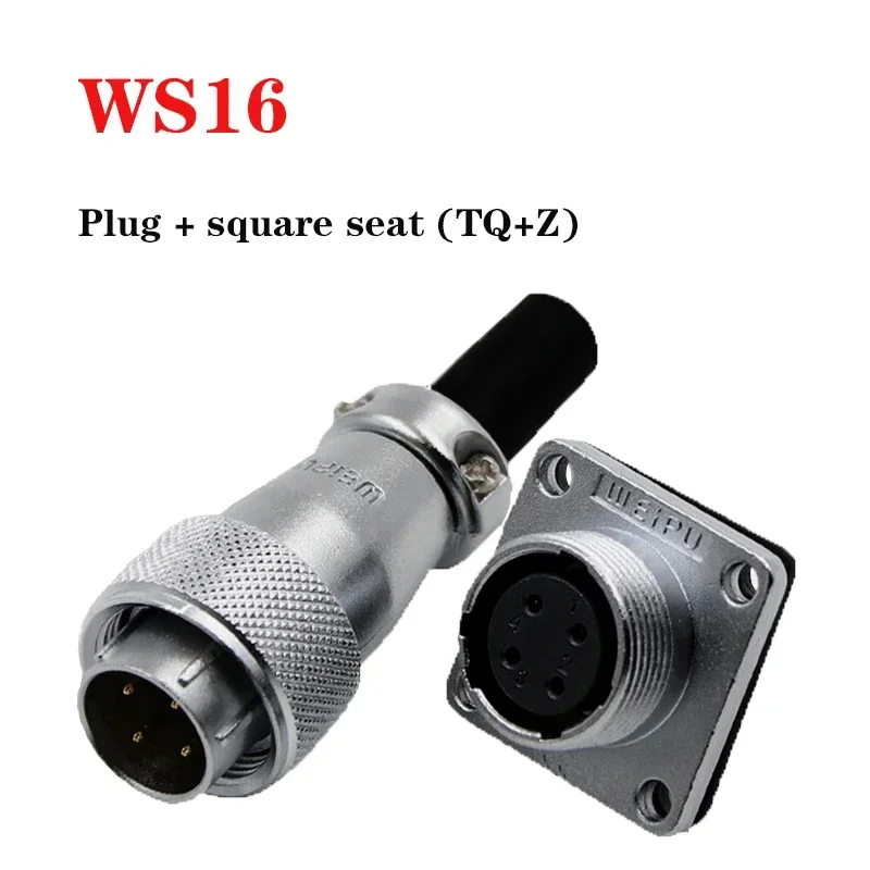 Aviation plug WS16 socket 2 / 4 5  7 9-pin 10-core male and female connector plug-in