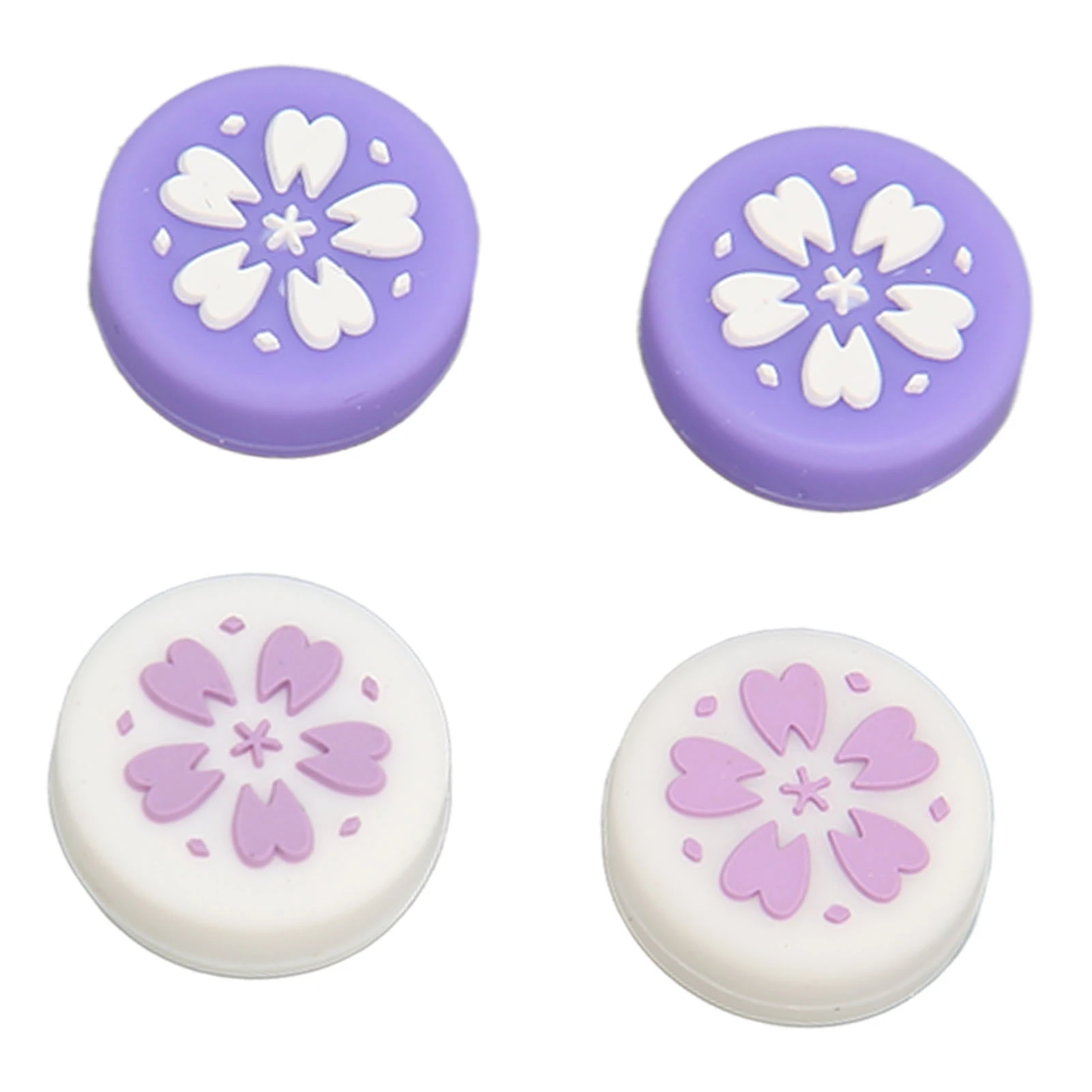 4Pcs Thumb Grip Caps for Switch Soft Silicone Prevent Slip Replacement Joystick Caps Thumb Stick Caps for Switch