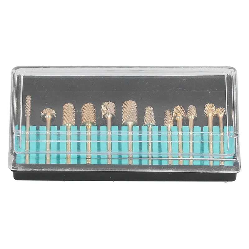 Abko-conjunto de rebarbas de moedor de aço de tungstênio para carpintaria, polimento de metal e ferramenta de escultura-grau profissional
