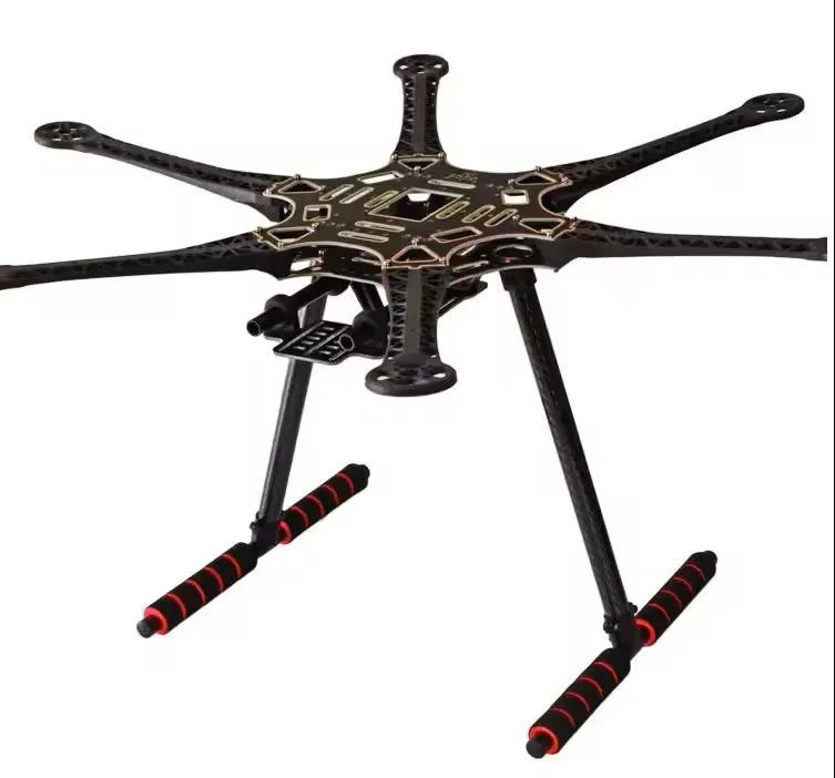 

HMF S550 F550 Upgrade Hexacopter Frame Kit Soldered Center Plate w/Landing Skid for FPV