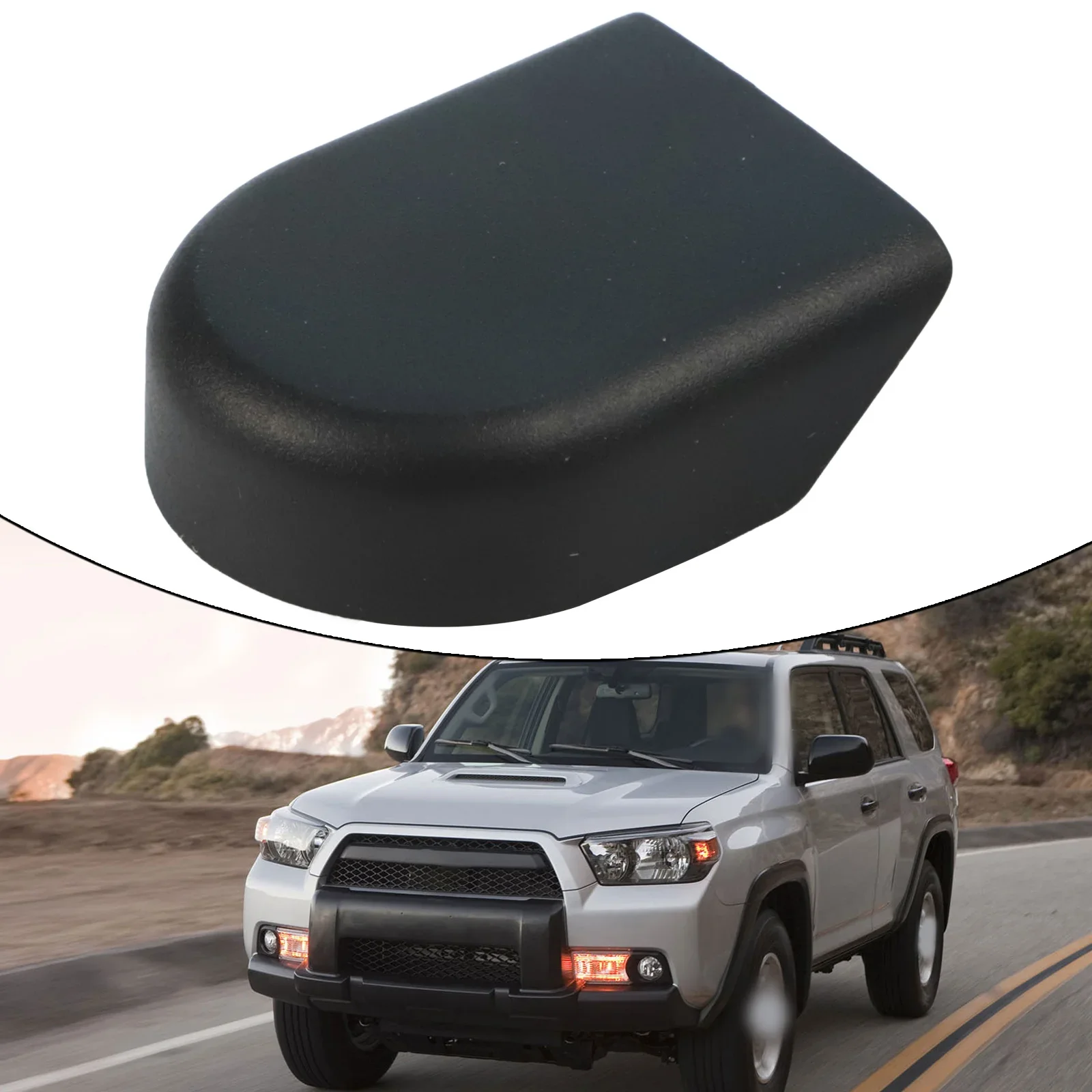 Wiper Maintenance Windshield Wiper Nut Cover Wiper Cover For Toyota High Universality Fitment Made Of ABS Material