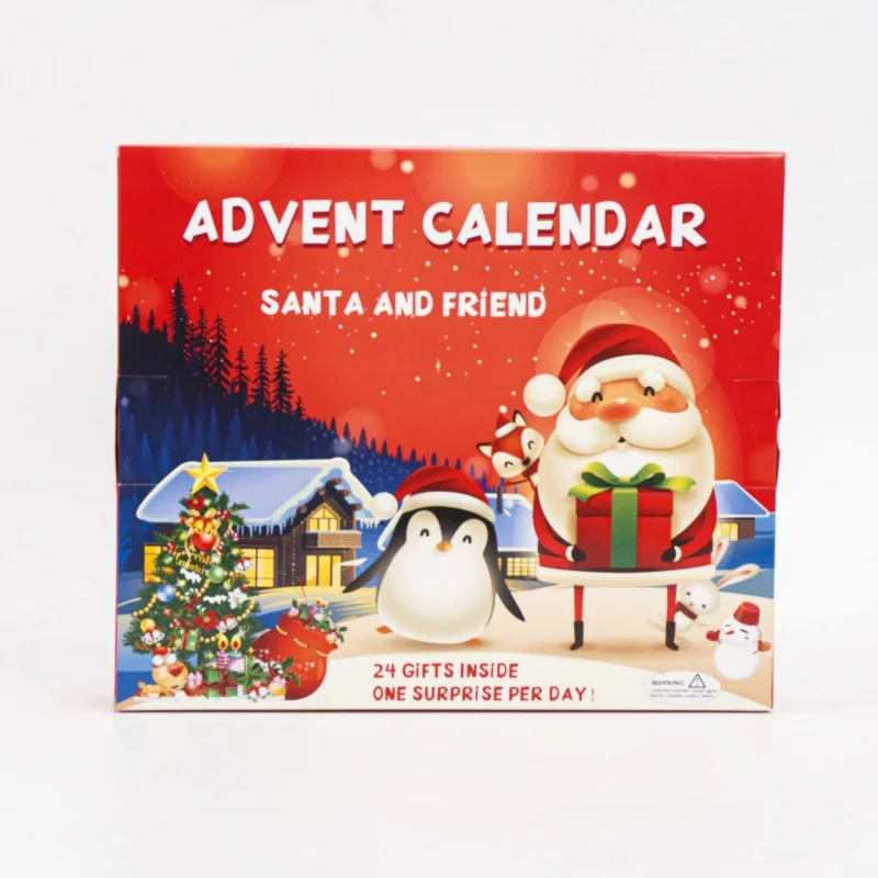 Custom Recyclable Custom Advent Calendar Box Adventskalender Calendrier De L'Calendario De Adviento