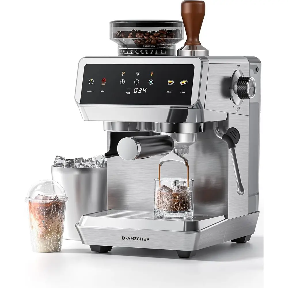 

Precision Coffee Grinder with 190-201℉ Temperature Control and 44 Grind Settings
