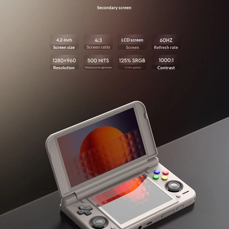 Retroid Pocket Duo Lite Dual Screen Handheld Game Console 5.5
