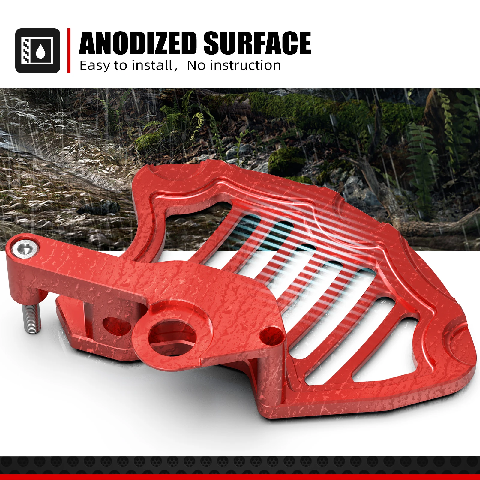 NICECNC Für GasGas EC 300 EC 250 EX 250 300 MC 125 EXF MCF ECF 250 350 450 2021-2023 Vordere Bremsscheibe Schutz Für Husqvarna TE 300