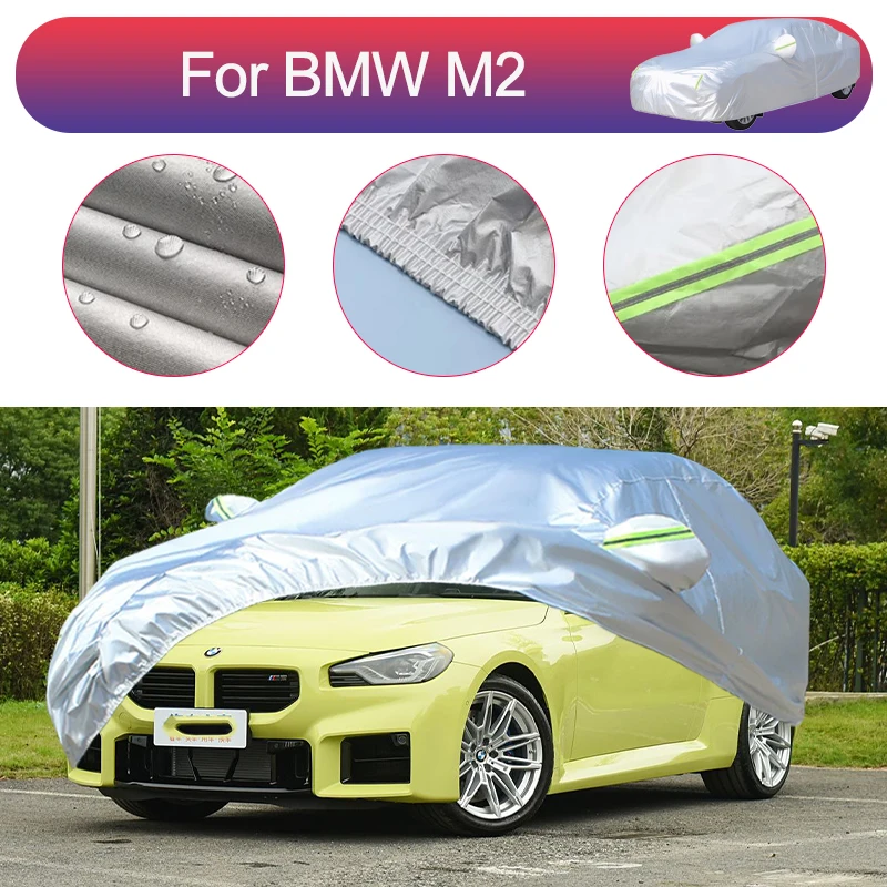 

For BMW M2 Outdoor Protection Full Car Covers Snow Cover Sunshade Waterproof Dustproof Exterior Car Accessories