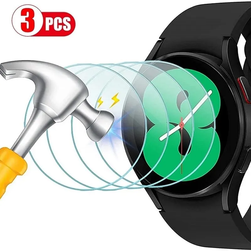 HD Tempered Glass For Samsung Galaxy Watch 4 5 40mm 44mm Screen Protector Anti-Scratch For Samsung Galaxy Watch 5 Pro 45mm