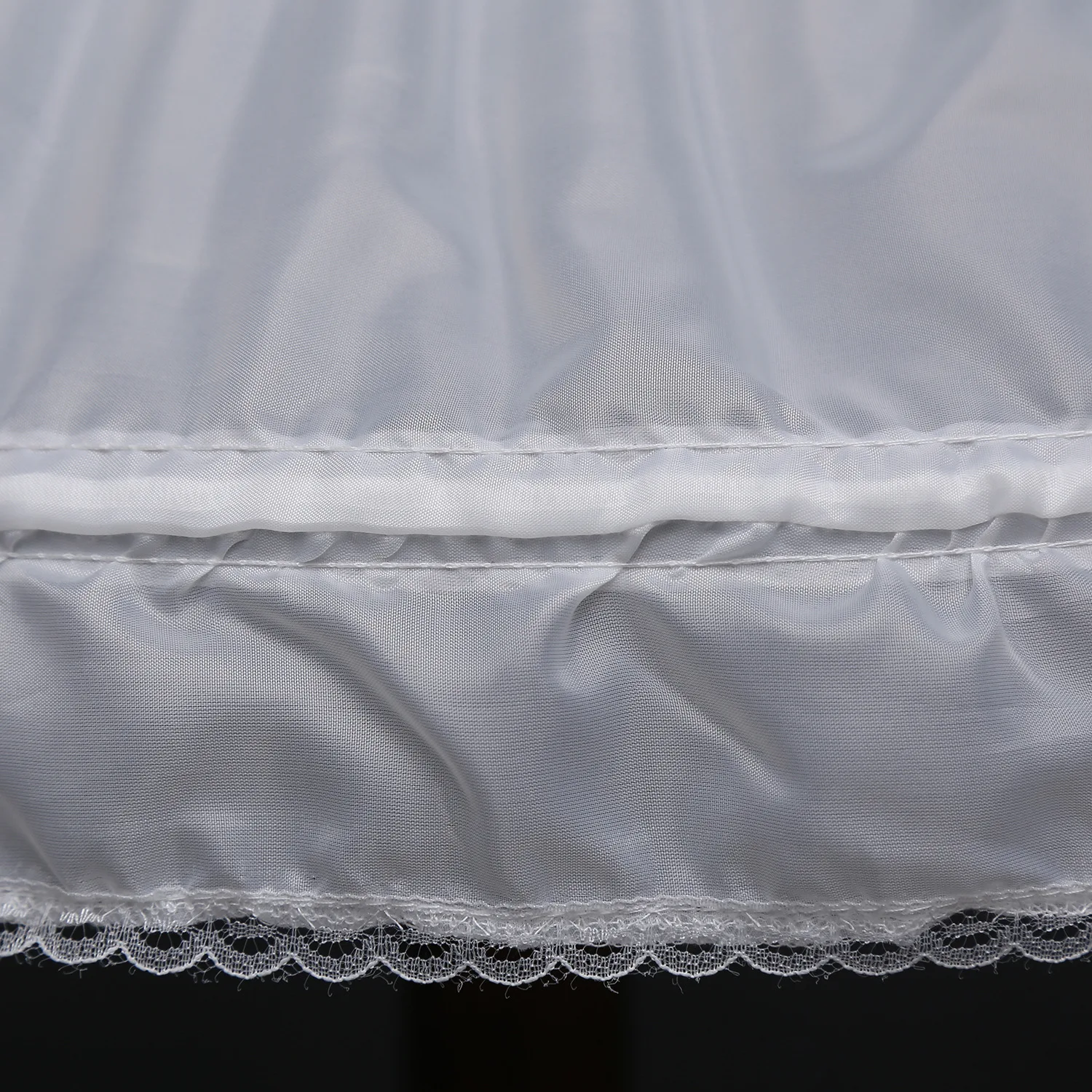 Kids 2-3Hoops Petticoat Skirt White Underskirt Girls Wedding Performance Ball Gown Dress Crinoline For Party Dress Women Bustle