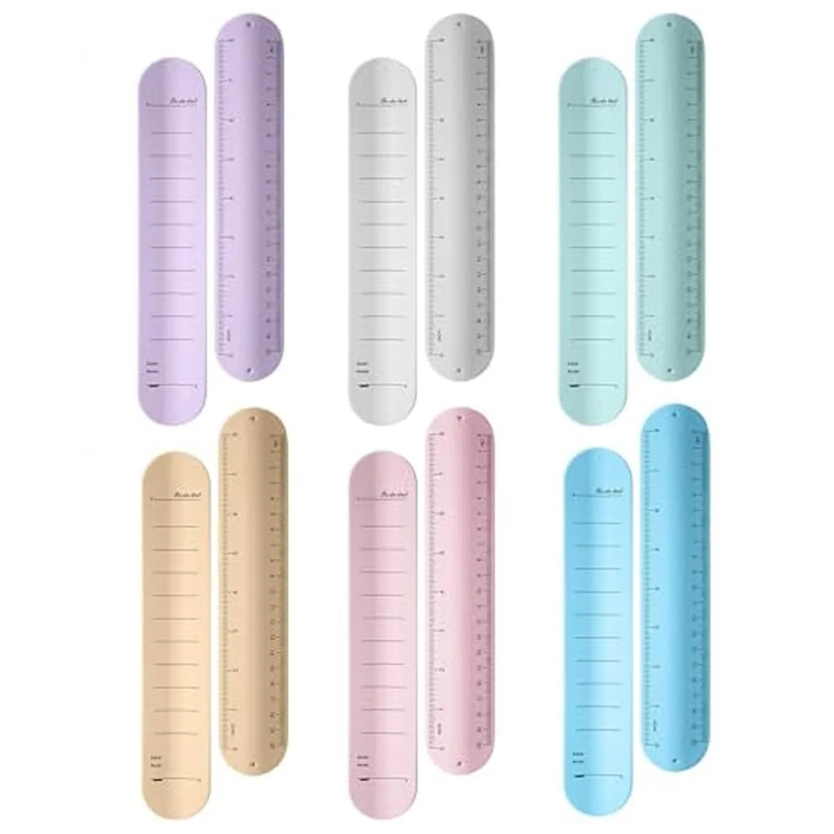 12Pcs Silicone Reminder Bracelet Reusable Wearable Wrist Notepad Writable Waterproof Erasable Wristband for Nurses Memo