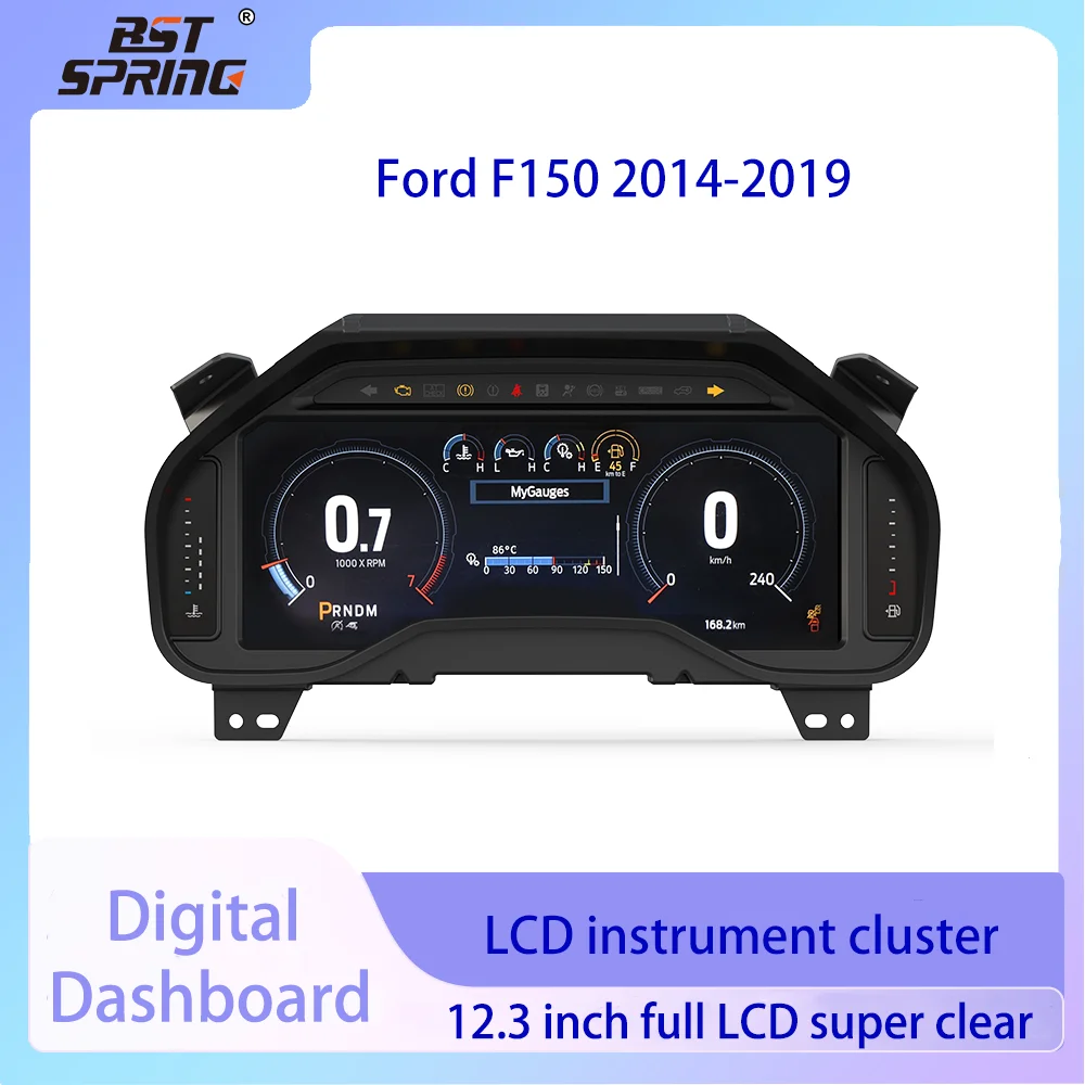 

Carcluster Lcd Digital Dashboard Cluster Dashboard For Ford F150 2014-2019 Virtual Instrument Panel Cockpit