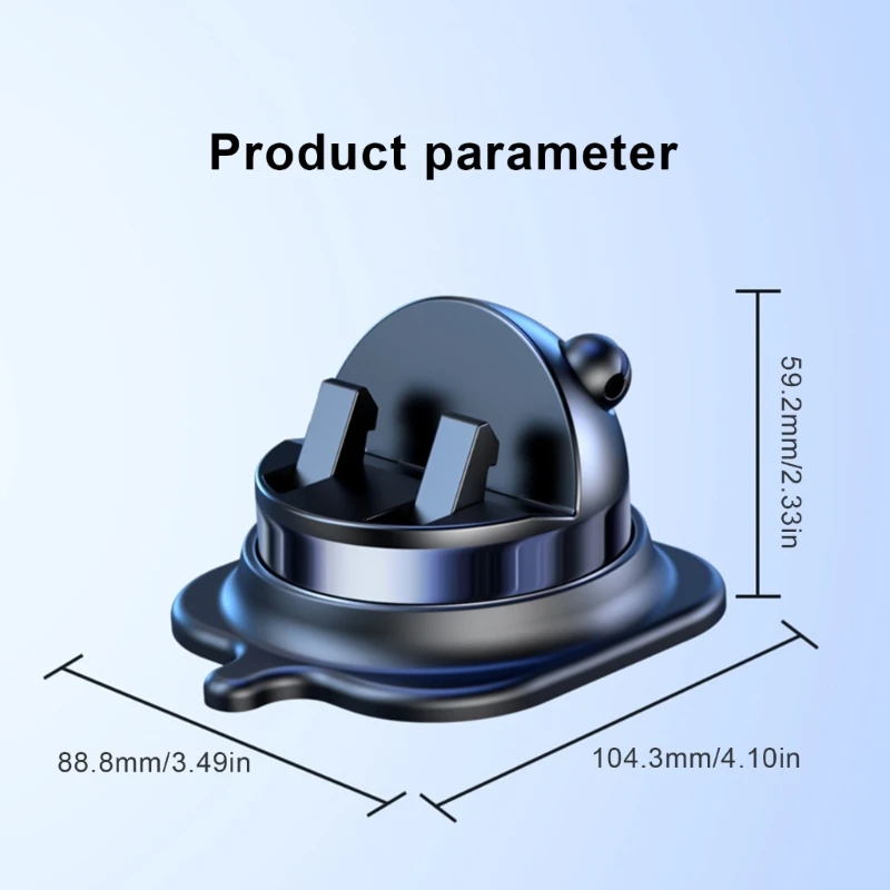 Support téléphone pour tableau bord voiture, Rotation à 360 degrés, prise sécurisée, Installation facile pour