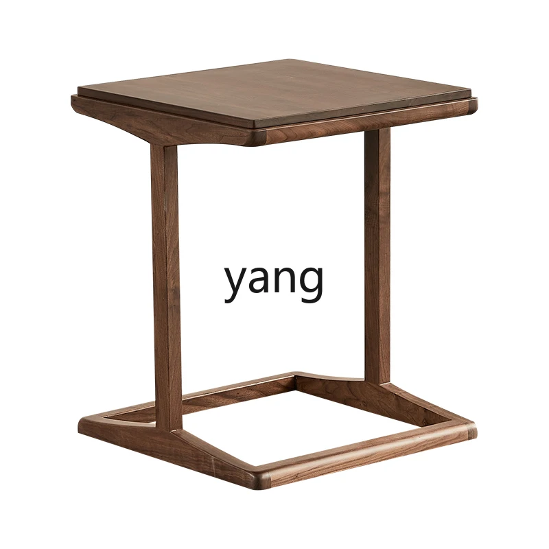 

LMMsimple solid wood edge few living room movable sofa corner few small coffee table log