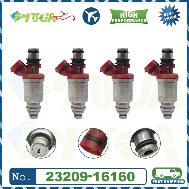 

4pcs Fuel injector 23209-16160 For Corolla Celica 4Cyl 1.8L 7AFE AT200 AE102 2325016160 Car Engine Valve Injection Nozzle Fuel