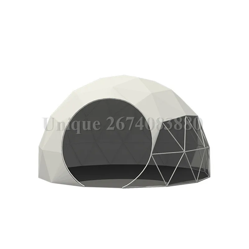 

Geodesic Dome Tent for Outdoor Beach Safari, Waterproof, Customized Design, PVC, Hotel Glamping, 6m