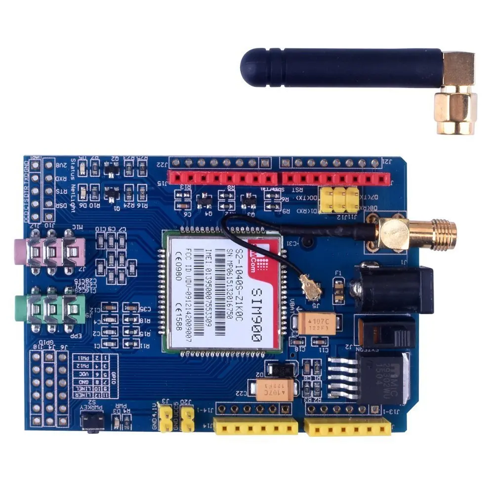 SIM900 GSM GPRS Quad-Band Module Development Board for Arduino Raspberry Pi