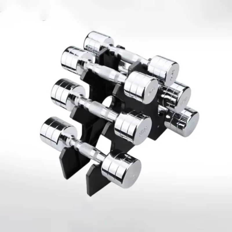 

YTYIN Customized Logo 1 Kg-10 Kg Steel Dumbbell With Chrome Round Cast Iron Dumbbell