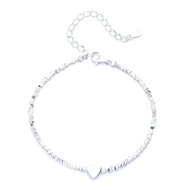 

2024 Summer Luxury Niche Ins Bracelet 925 Sterling Silver Love Broken Silver Female Gold Main Material Jewelry Perfect Gift