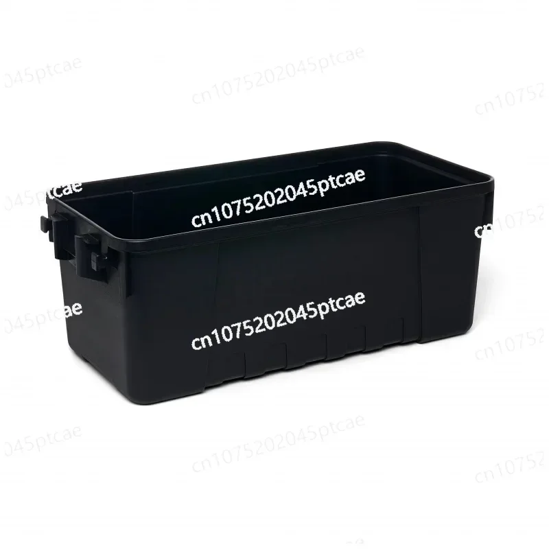 

17-Gallon Lockable Storage Box For Plano Sportsman's Trunk, Black