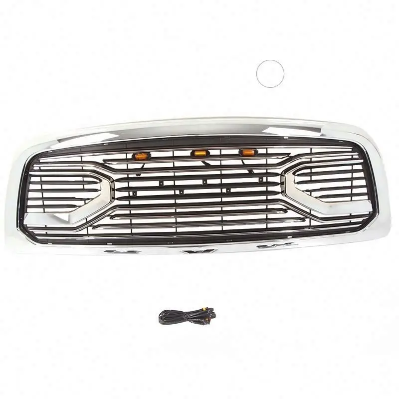 

Gobison CHROME Front car grille PICKUP Accessories parts for 13-18 dodge Ram 1500 grille