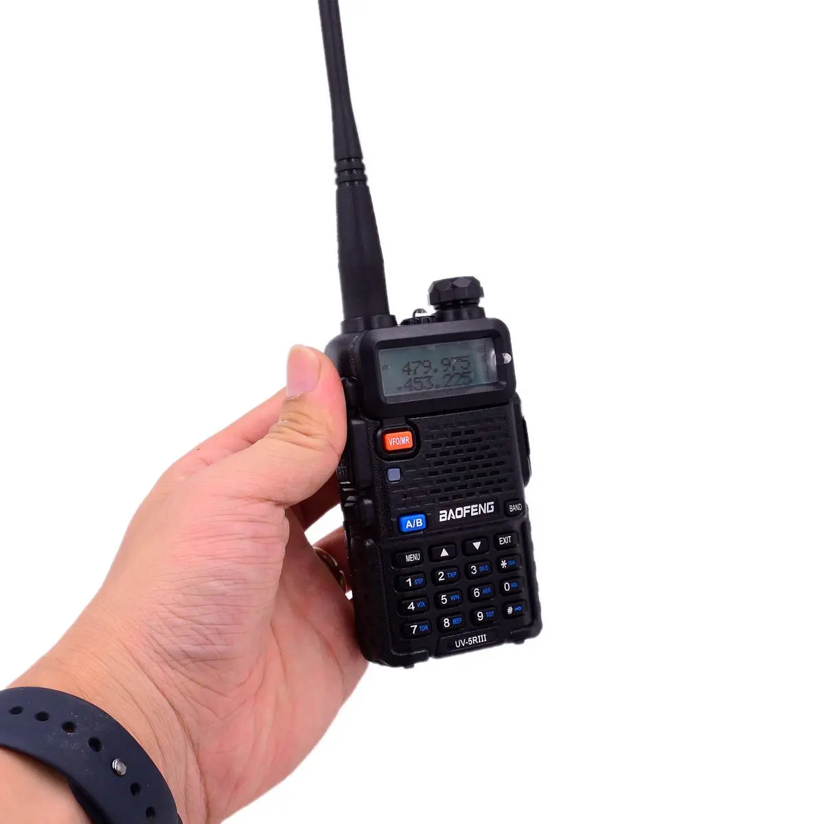 Baofeng Uv5r Iii Two Way Radio 136-174mhz 220-260mhzmhz 400-470mhz Tri Band Rescue Outdoor Ham Amateur Wireless Comunication