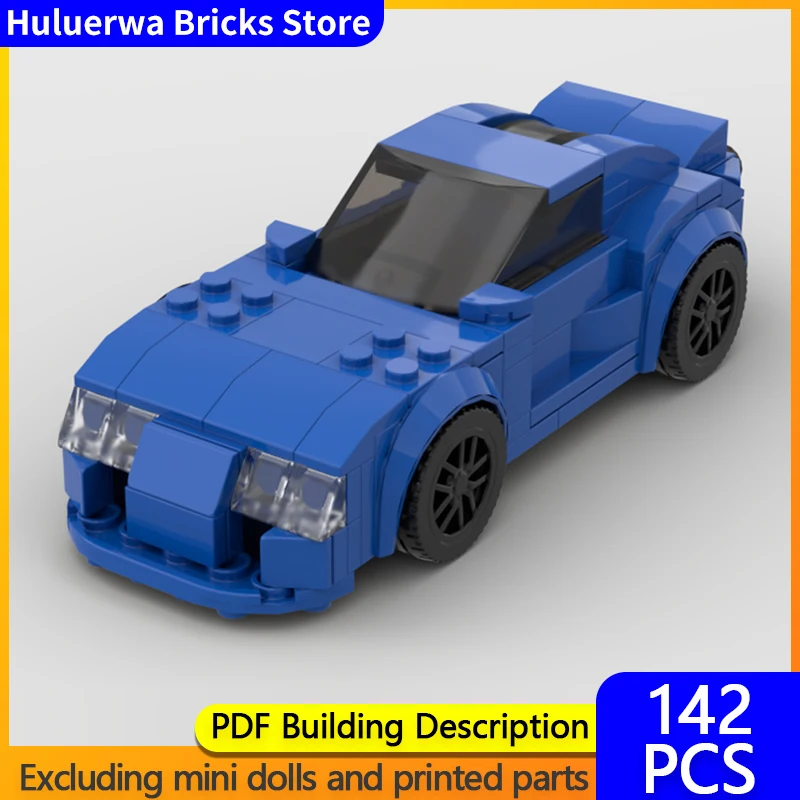 

Furious Movies Speed Champion Model MOC Building Bricks MK.4 Sports Car Modular Technology Gifts Assemble Children Toys Suit