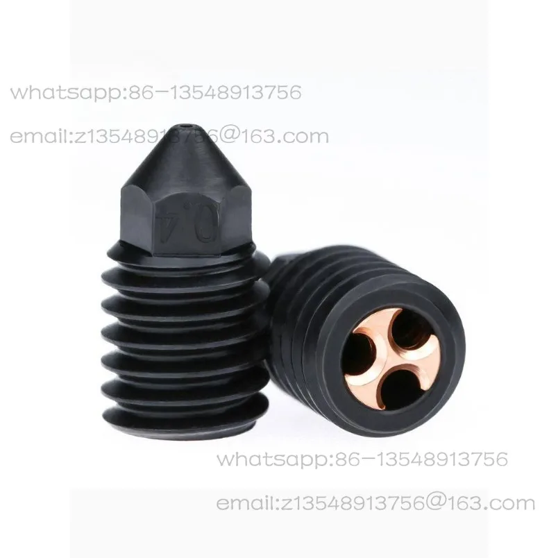 X1P1 Series Hot End Nozzle Assembly Removable Replacement Brass Hardened Steel High Quality Nozzle