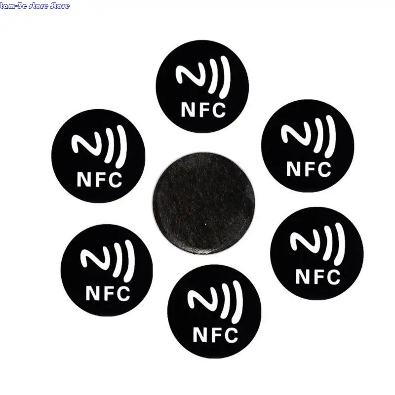 D0UA 1 ''스티커 접착제 레이블 144 바이트 빠른 읽기 쓰기 잠금 6pc