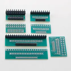 1PCS 1.27mm 2.0mm 2.54mm Pitch 10/20 Pin Single Double Row PCB Adapter Board Mutual conversion 10P/20P Test Board Connector