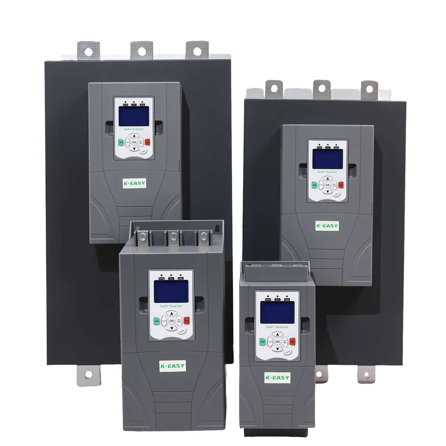 K-Drive KSS100 220V 380V Single/3 Phase Built-In Bypass Solid-State Soft Starter with Overload Protection