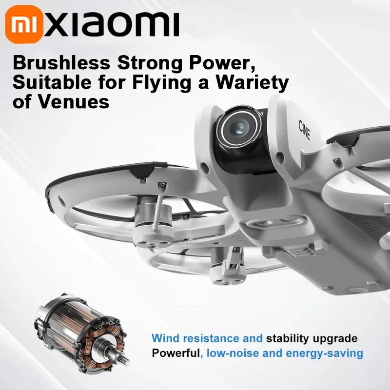 Xiaomi V666 Mini RC Aerial Drone 8K HD Camera Foldable Intelligent Obstacle Avoidance Screen Remote Control Brushless Motor UAV