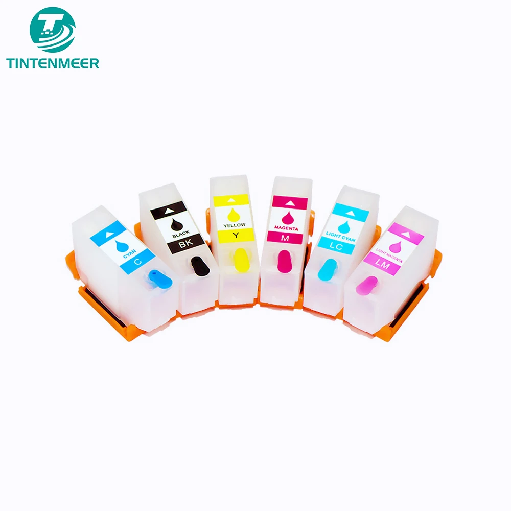 

TINTENMEER REFILLABLE EMPTY CARTRIDGE WITH AUTO RESET CHIP For Epson EP-879AW EP-879AB EP-879AR EP-880AB EP-880AR EP-880AW