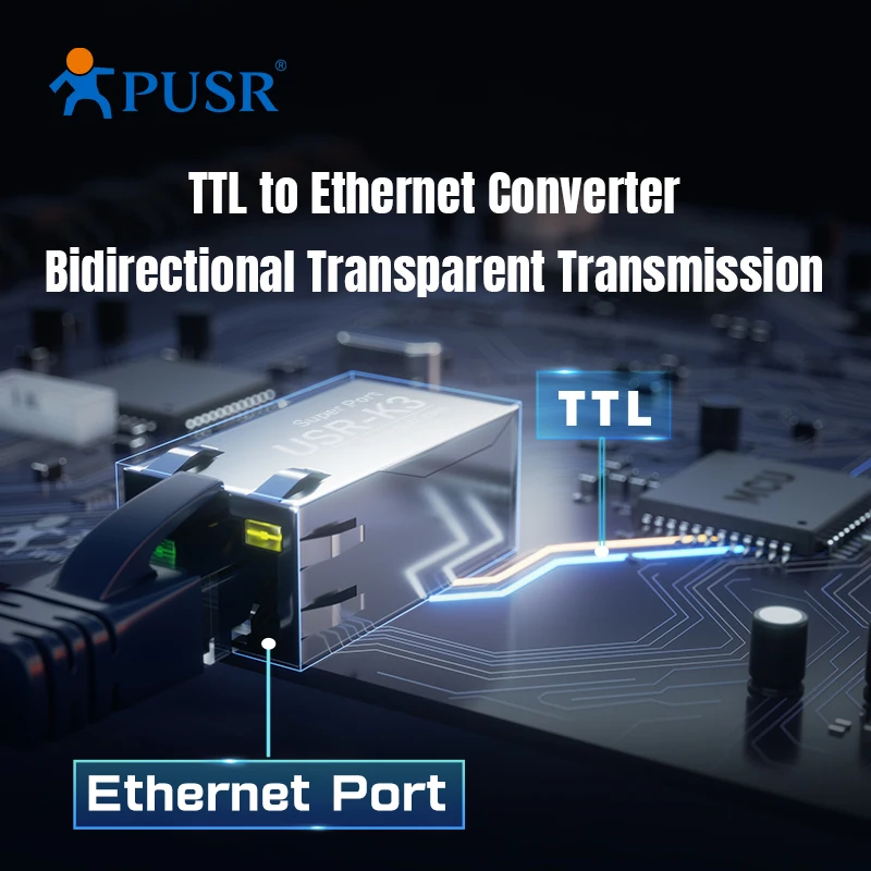 

PUSR TTL к Ethernet Встроенный модуль автоматического MDI/MDX и автоматического переговоров TCP/IP KPORT Ethernet USR-K3