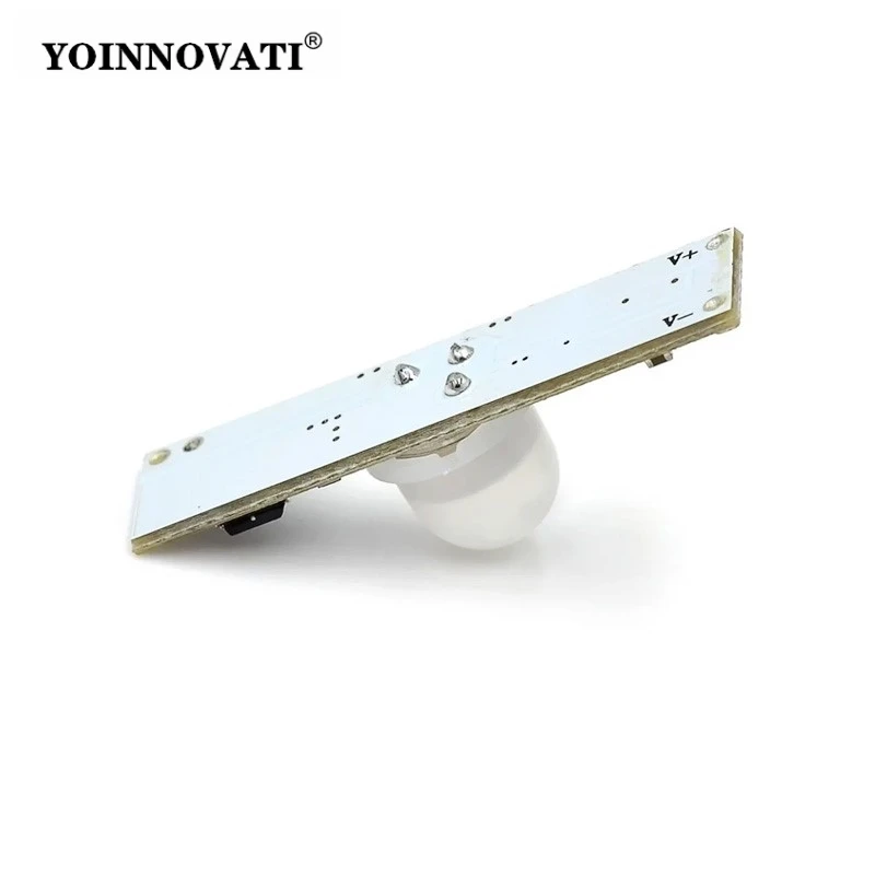 5-24V Wide Voltage PIR Motion Sensor Module - Human Body Infrared Switch with 20s Delay Auto Off for Light Security
