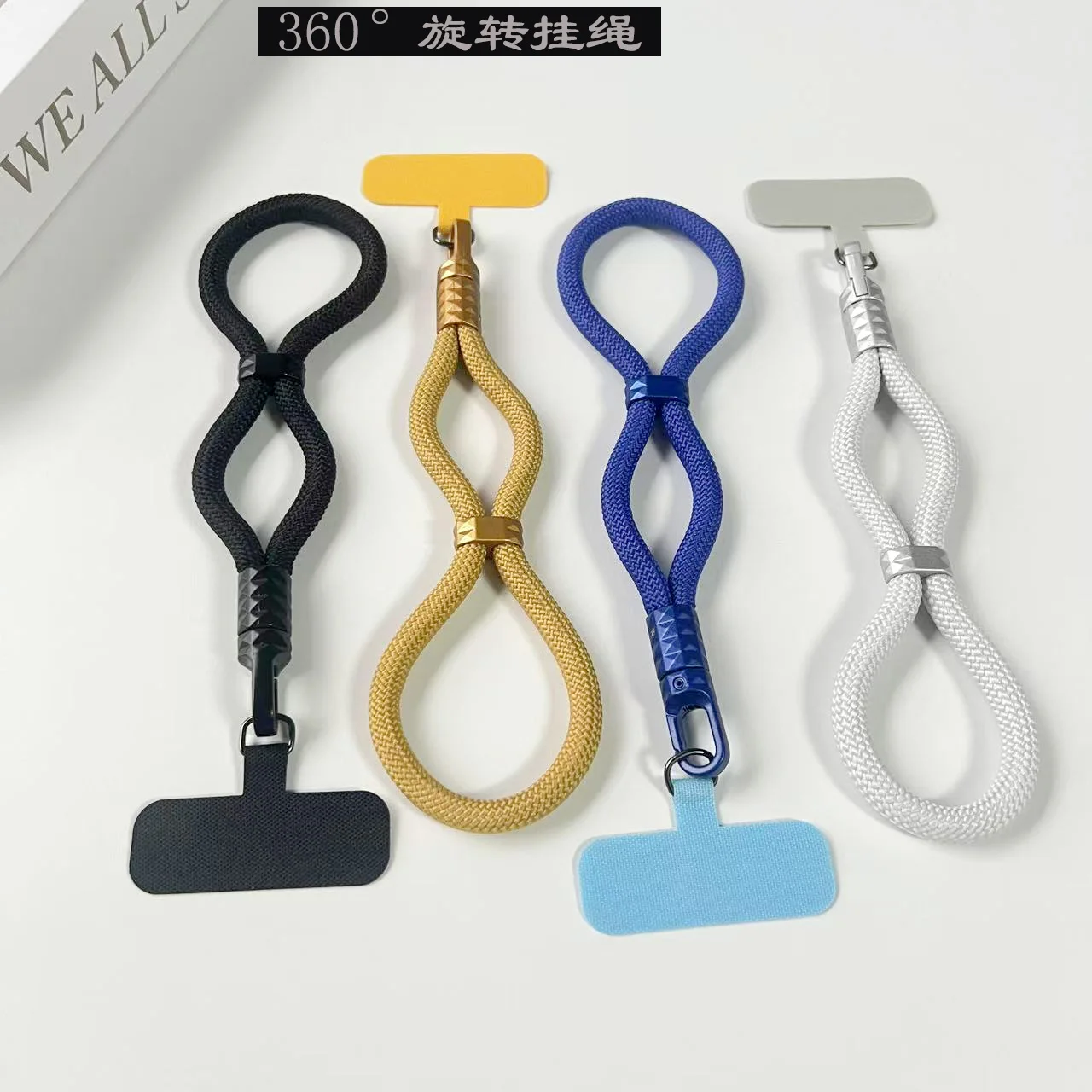 

360-Degree Rotating Mobile Phone Lanyard, High-Quality Adjustable Anti-Tangling Wrist Strap, Multi-Functional Anti-Loss Strap